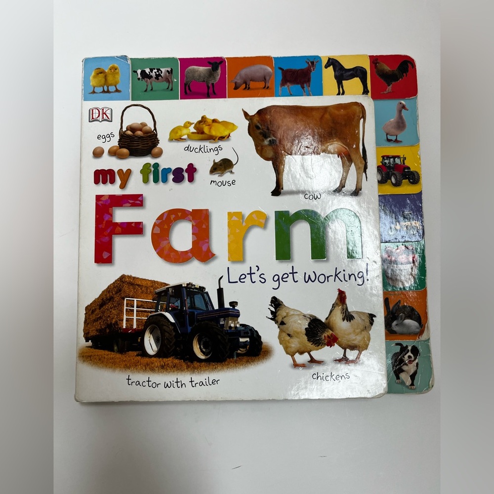 My First Farm Kids Book - Colorful Educational Toy